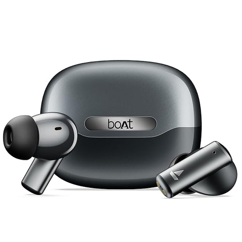 Boat Airdopes Prime 701 ANC, 46dB Hybrid ANC, 50Hr Battery, Real Spatial Audio,Multidevice Connect,App Support, Bluetooth Earbuds, TWS Ear Buds Wireless Earphones with mic (Obsidian Black)