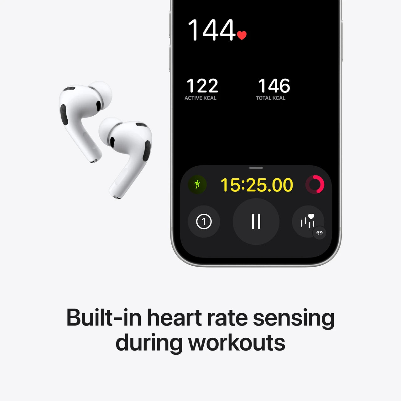 APPLE Airpods Pro 3 Bluetooth Headset (White, True Wireless)